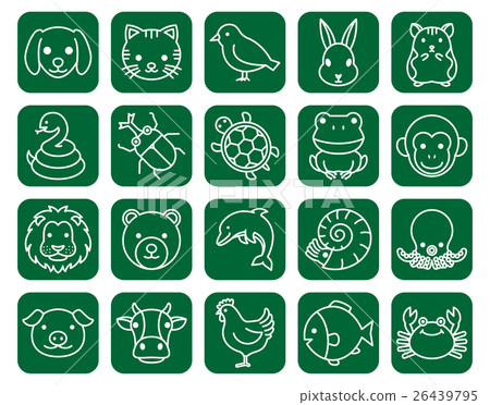 Illustration icon of living things Illustration icon of living things 26439795