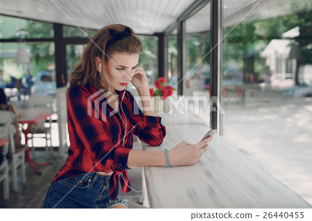 pin-up girl on the street pin-up girl on the street 26440455