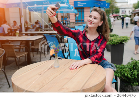 pin-up girl on the street pin-up girl on the street 26440470