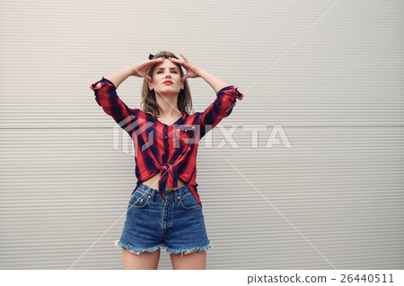 pin-up girl on the street pin-up girl on the street 26440511