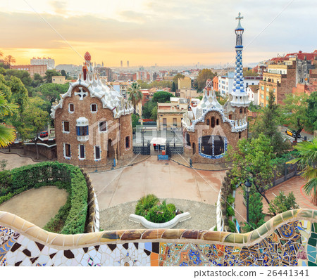 Famous Park Guell, Spain 26441341