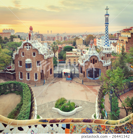 Famous Park Guell, Spain 26441342