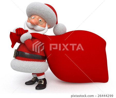 Santa Claus with a pocket 26444299