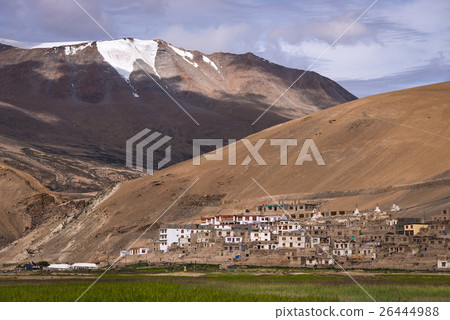Karzok village in Rupshu valley in Ladakh, India. Karzok village in Rupshu valley in Ladakh, India. 26444988