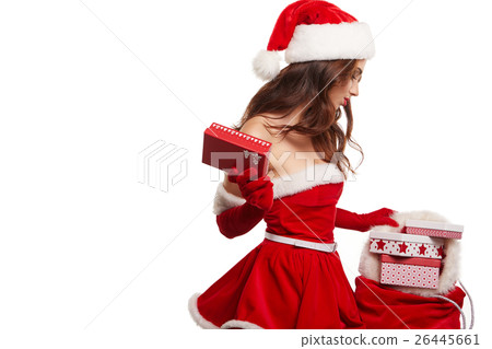 beautiful sexy girl wearing santa claus clothes beautiful sexy girl wearing santa claus clothes 26445661