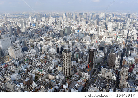Aerial view of Osaka city 26445917