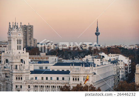 Madrid at sunset 26446232