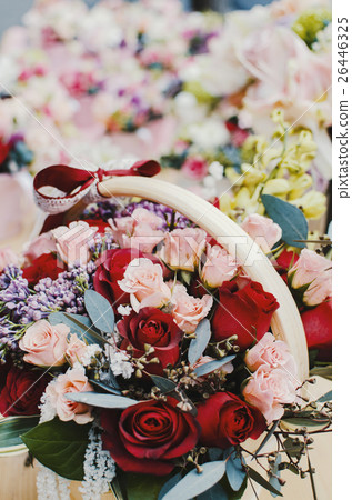 Detail of flowers in a flower shop. 26446325