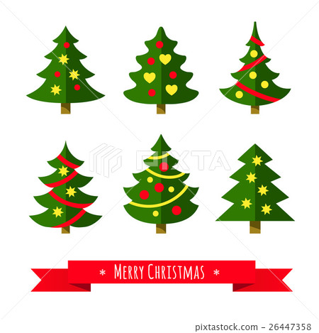 Christmas tree set. Christmas tree set. 26447358