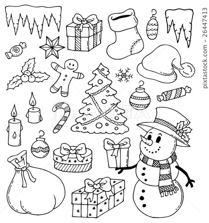 Christmas stylized drawings 3 Christmas stylized drawings 3 26447413