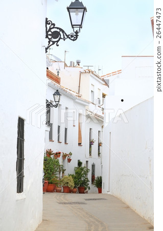 美麗的西班牙米哈斯村莊 26447473