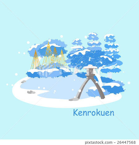 japan kenrokuen in the snow japan kenrokuen in the snow 26447568