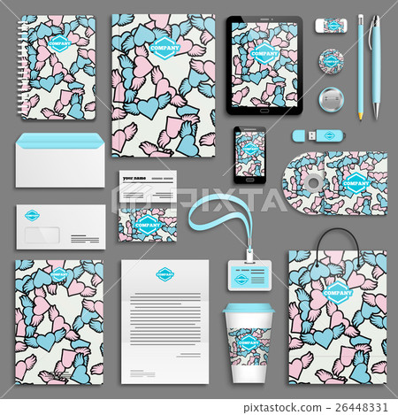 Corporate identity template set. 26448331