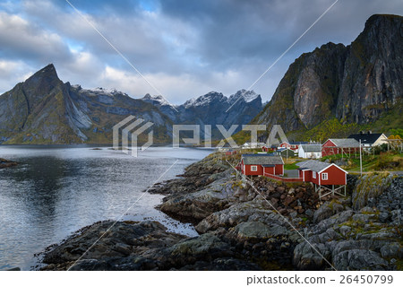 Norwegian Fishing village, Hamnoy, Lofoten, Norway 26450799