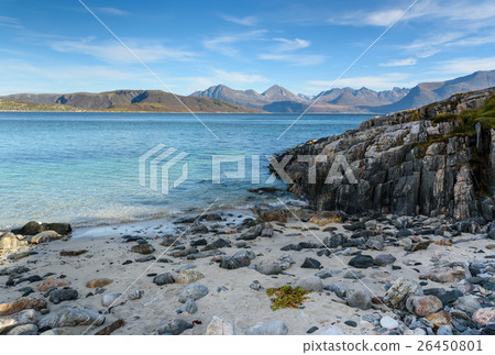 Beach at Sommaroy island, Tromso, Norway 26450801