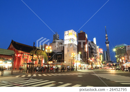 淺草寺Kaminarimon和天空樹 淺草寺Kaminarimon和天空樹 26452795