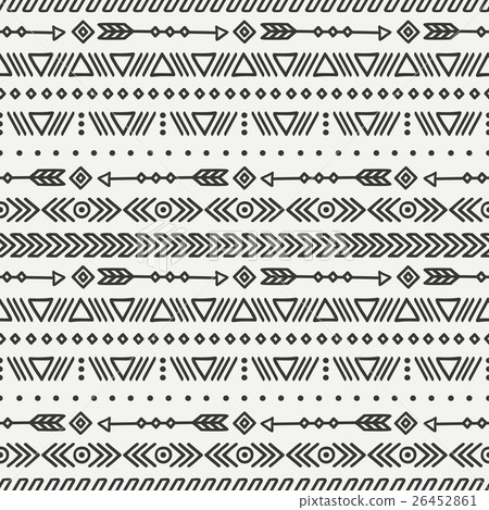 Day of the Dead. Tribal hand drawn line mexican 26452861