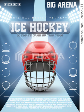 Poster Template of Ice Hockey Games Poster Template of Ice Hockey Games 26453211