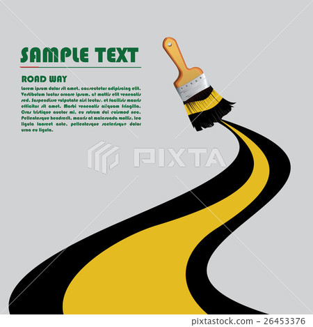 Road infographic with colorful pin pointer vector Road infographic with colorful pin pointer vector 26453376