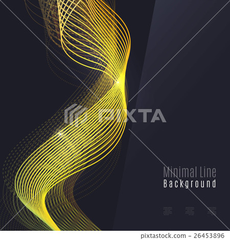 Smoke wave on dark background 26453896