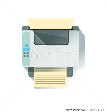 Laser Printer Office Worker Desk Element, Part Of Laser Printer Office Worker Desk Element, Part Of 26454124