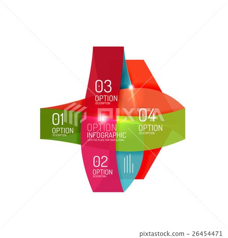 Abstract background, geometric infographic option 26454471