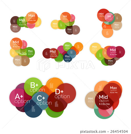 Business circle infographic banner template Business circle infographic banner template 26454504