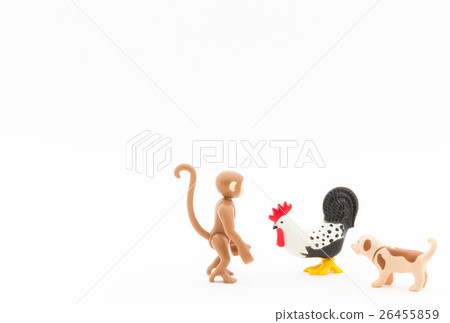 Monkey rooster and dog Stock Photo 26455859 PIXTA