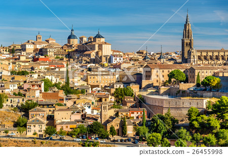 View of Toledo with the Cathedral - Spain View of Toledo with the Cathedral - Spain 26455998