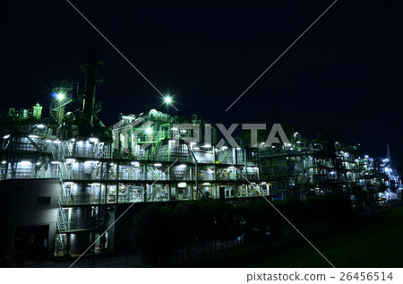 水循環中心，設施夜景。點亮 26456514