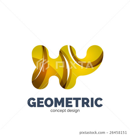 Modern abstract futuristic logo 26458151