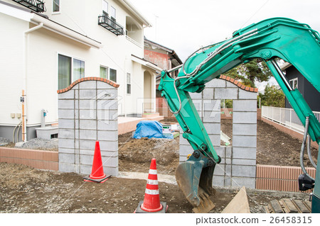 Construction outside of my home 26458315