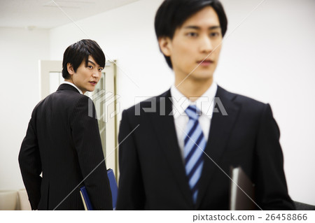 Office business meeting Meeting meeting Leave meeting Move walking walking businessman 26458866