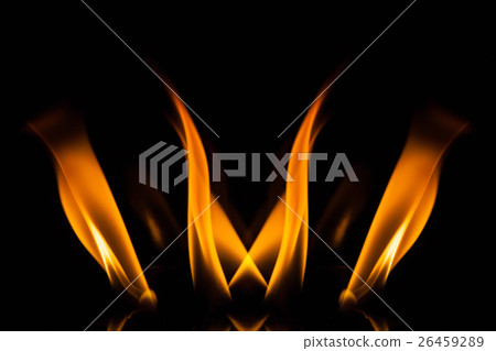 Fire flame on black background, Fire, Flame Fire flame on black background, Fire, Flame 26459289