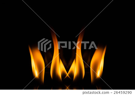 Fire flame on black background, Fire, Flame Fire flame on black background, Fire, Flame 26459290