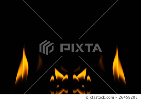 Fire flame on black background, Fire, Flame Fire flame on black background, Fire, Flame 26459293