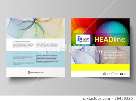 Business templates for square brochure, flyer 26459320