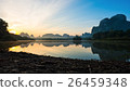 Sunrise and reflections at Nongtalay lagoon 26459348