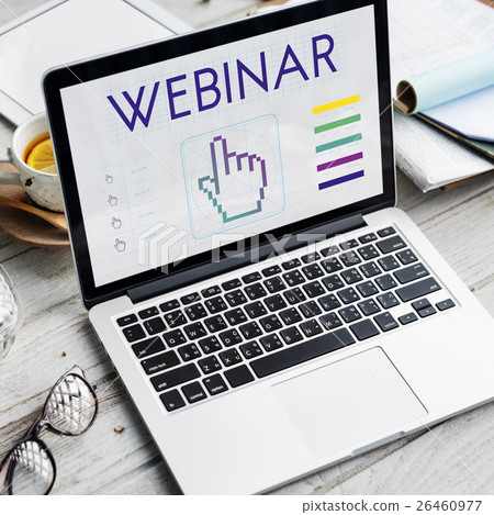 Webinar Links Seo Hand Cyberspace Concept 26460977
