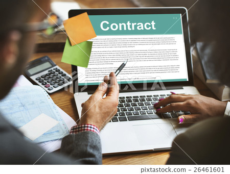 Business Contract Terms Legal Agreement Concept 26461601