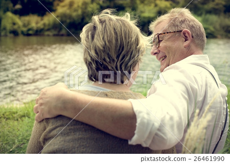 Elderly Senior Couple Romance Love Concept 26461990