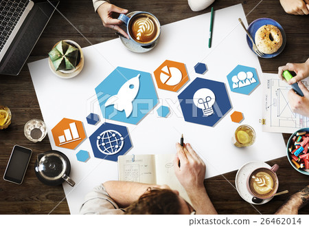 Global Business Strategy Planning Icon Concept Global Business Strategy Planning Icon Concept 26462014
