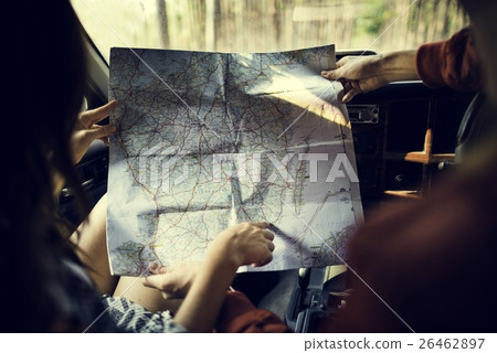 Couple Exploring Trip Holiday Concept Couple Exploring Trip Holiday Concept 26462897