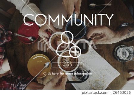 Add Friends Community Connection Socialize Concept 26463036