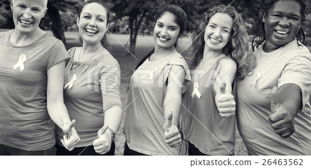Women Breast Cancer Support Charity Concept 26463562
