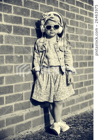 Fashionista Girl Child Adorable Cute Concept Fashionista Girl Child Adorable Cute Concept 26463975