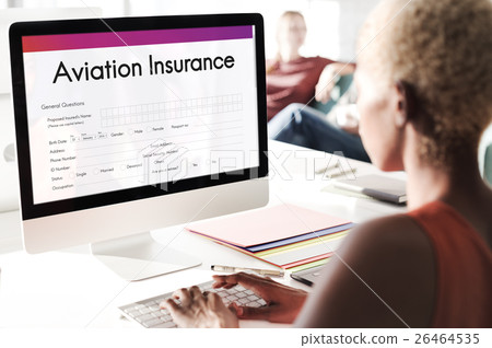 Aviation Flight Insurance Form Concept 26464535
