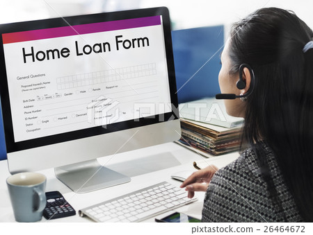 Home Loan Financial Support Concept Home Loan Financial Support Concept 26464672