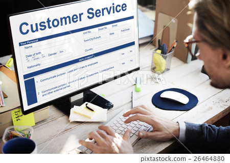 Customer Service Performance Data Application Form Concept 26464880