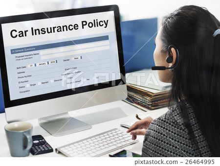 Car Insurance Policy Form Concept Car Insurance Policy Form Concept 26464995
